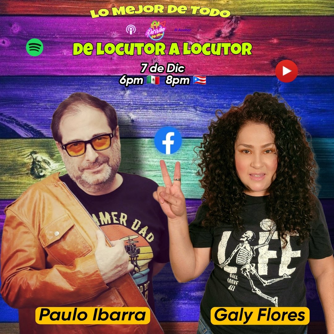galyflores's tweet photo. DE LOCUTOR A LOCUTOR PRESENTA A @PauloIbarraG Nos habla de sus inicios, el paso por Super Stereo,  Pulsar, Exa y Planeta y en lo que hoy se está enfocando. Nos habló de Lo que la gente no ve cuando hay un Evento Planeta. 
#DeLocutorALocutor https://t.co/b8OslDZUwS