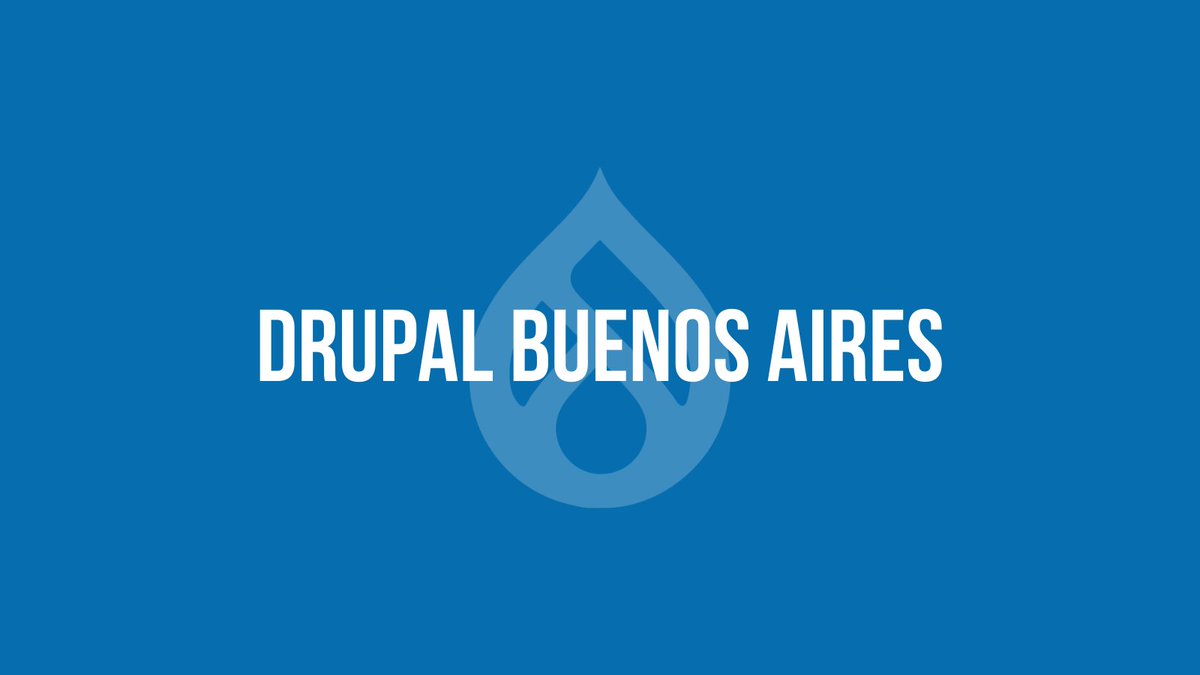 Drupal Buenos Aires tweet media