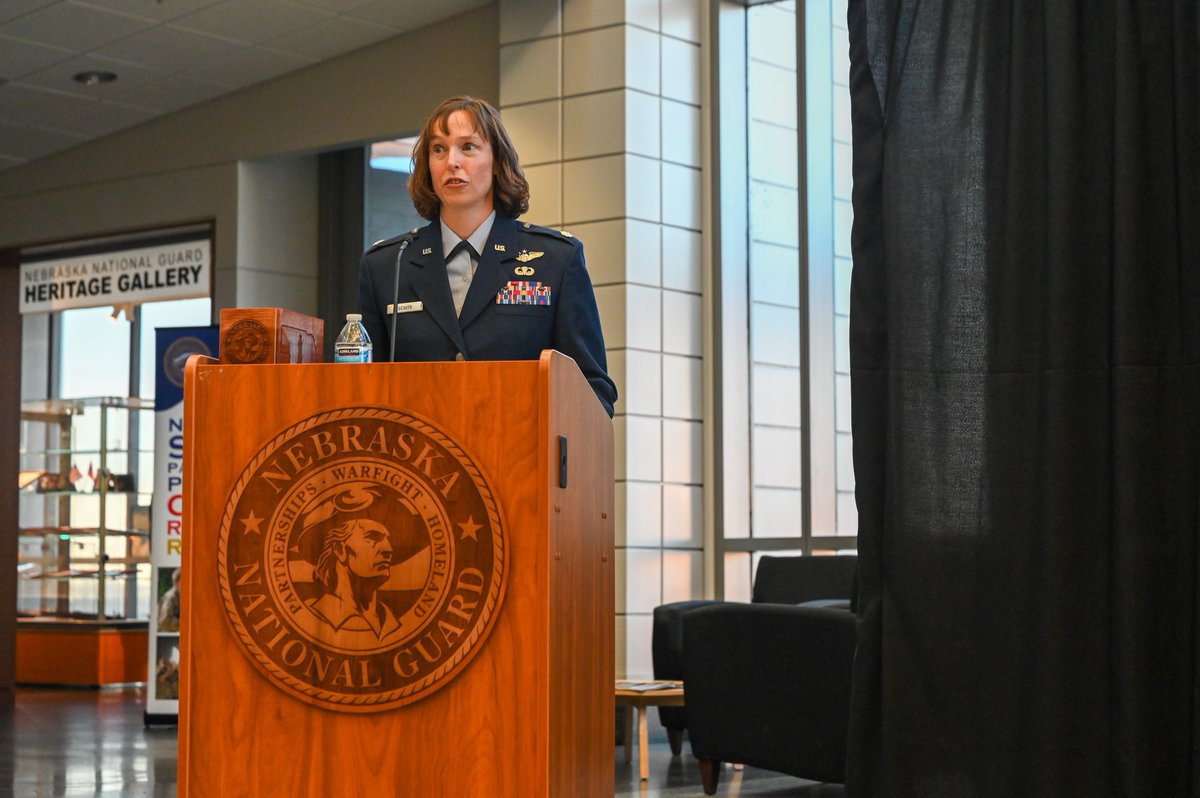 155thARW's tweet photo. Congratulations to Lt. Col. Brooke Sciuto as she assumes command of the 155th Medical Group. Col. Patti Fries relinquished command of the 155th Medical Group after being in command for four years and will be moving onto the 155th ARW A8 future missions office.
#NEGuard #Neang https://t.co/KRs0oHWuGD