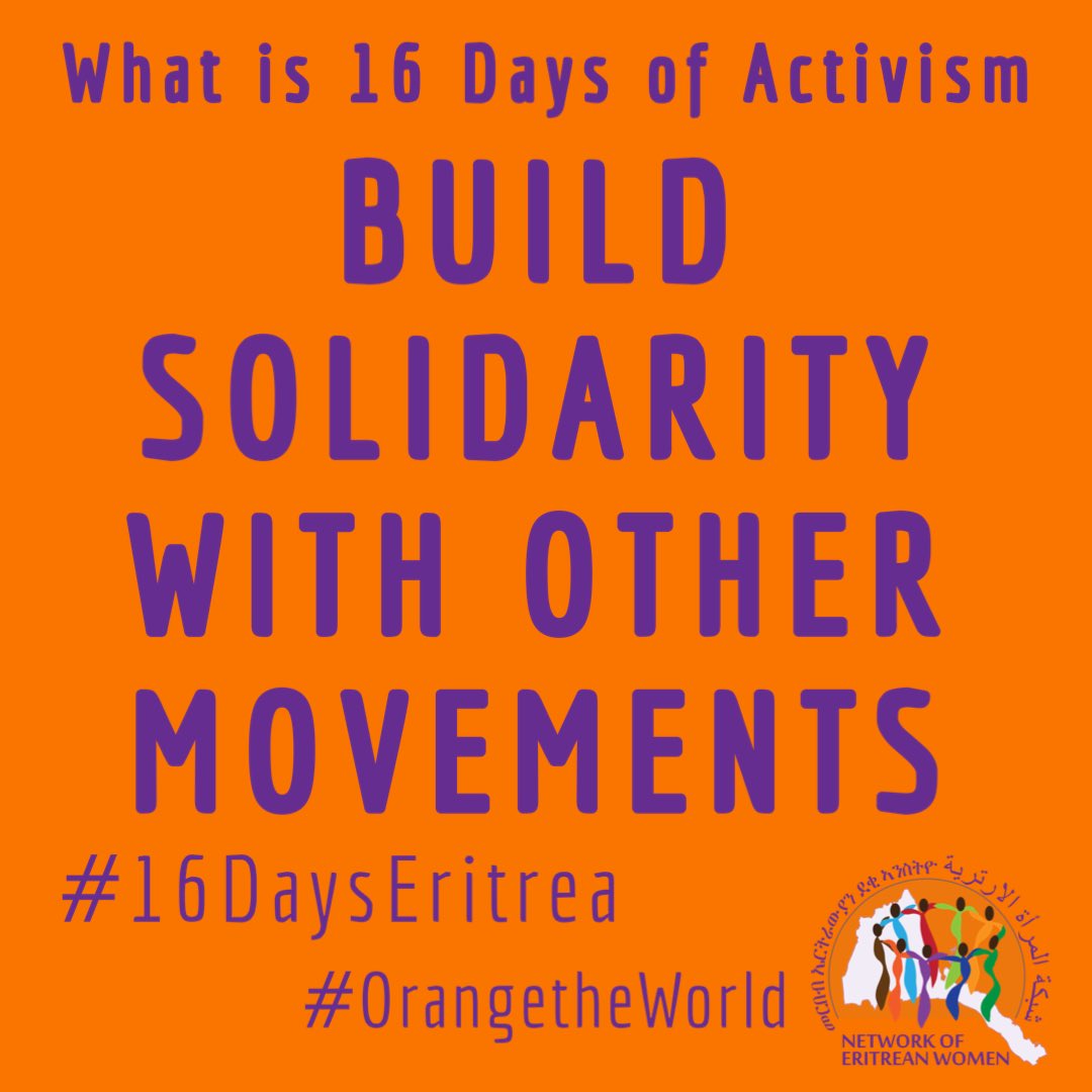 NetworkEriWomen's tweet photo. #16Days of Activism against Gender-based violence.

#16Days
#16DaysEritrea
#16daysofactivism 
#16daysofactivismagainstgenderbasedviolence https://t.co/Av8qlOgmHt