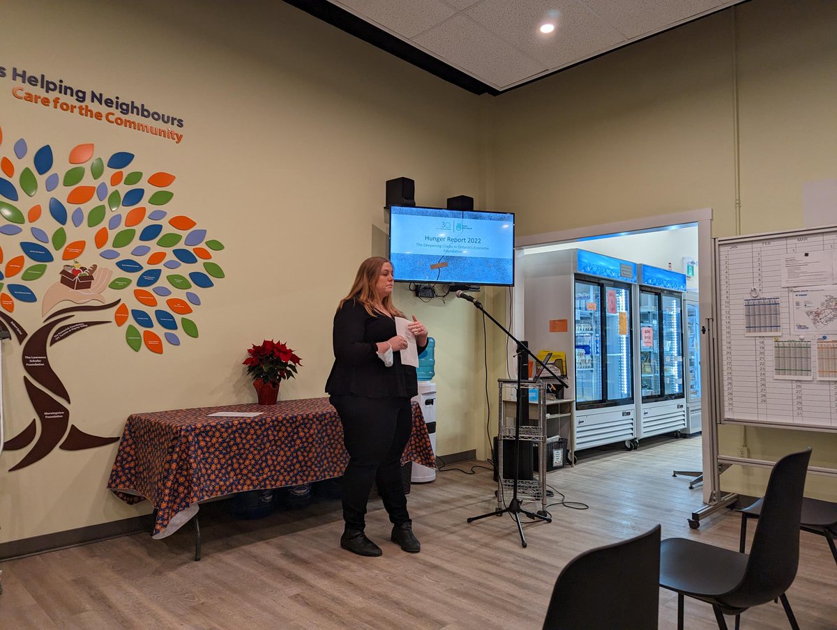 FeedOntario's tweet photo. We're excited to be on-site at @orangevillefood today! It's the first stop as Feed Ontario takes #HungerReport2022 into 6 communities across Ontario. Our very own Amanda King was on site to present key findings from this year’s report.
Check it out HERE: https://t.co/vPMnKzSSHv https://t.co/BUV7wEhV0E