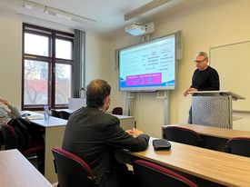 cbap_cz's tweet image. V pondělí 5. 12. 2022 měl Tomáš Kolomazník, výkonný ředitel Centra pro bezpečnostní analýzy a prevenci, přenášku na Západočeské Univerzitě v Plzni pro studenty magisterského programu Mezinárodní vztahy na zajímavé a vrcholně aktuální téma &quot;Dezinformace jako současný fenomén&quot;.