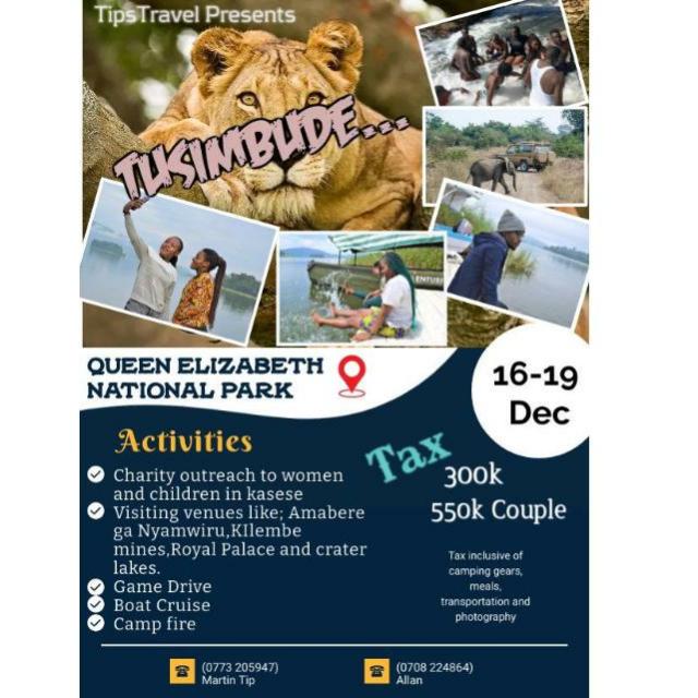 kamoga_pius's tweet photo. Who would like to move with us before  XMass knocks to Queen Elizabeth? 
#TipsTravel https://t.co/cAM697RgeJ