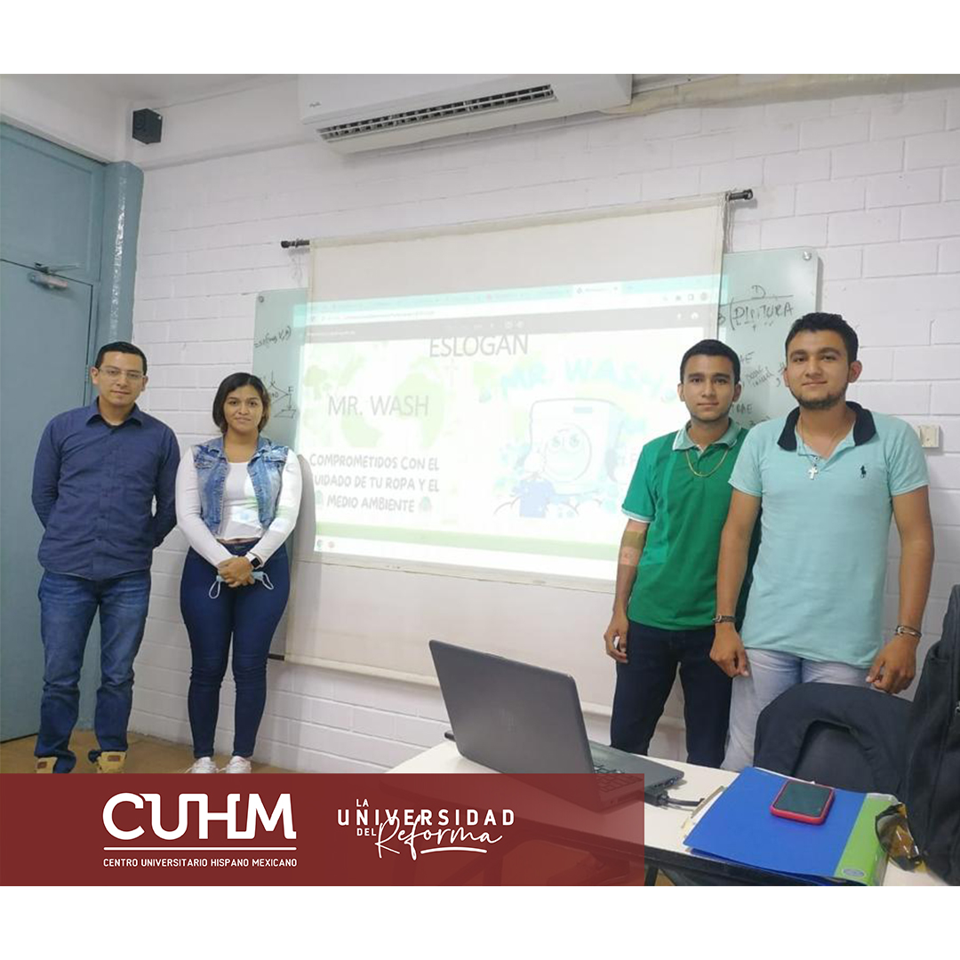 cuhmmx's tweet photo. Presentación del proyecto final de los estudiantes de 1º cuatrimestre de la  𝐋𝐢𝐜𝐞𝐧𝐜𝐢𝐚𝐭𝐮𝐫𝐚 𝐞𝐧 𝐈𝐧𝐠𝐞𝐧𝐢𝐞𝐫í𝐚 𝐈𝐧𝐝𝐮𝐬𝐭𝐫𝐢𝐚𝐥 𝐞𝐧 𝐎𝐩𝐞𝐫𝐚𝐜𝐢𝐨𝐧𝐞𝐬 𝐈𝐧𝐭𝐞𝐫𝐧𝐚𝐜𝐢𝐨𝐧𝐚𝐥𝐞𝐬, a cargo del Mtro. Juan Soubervielle Castro. 
Tú como ellos ¡Elige CUHM! https://t.co/U16UdC78nT