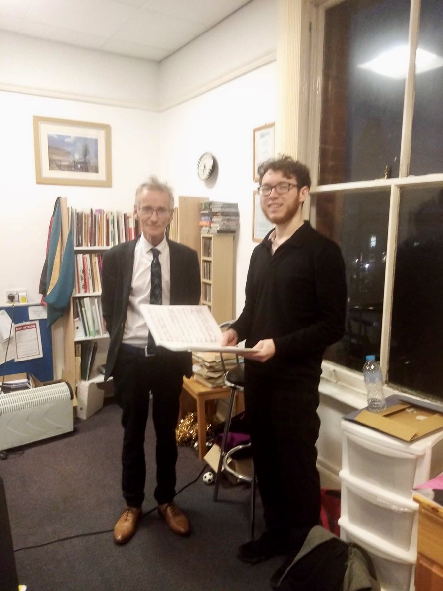 Music House (@musichouseleeds) on Twitter photo Andrew (right) looking pleased having just passed his <a href="/ABRSM/">ABRSM</a> Grade 8 singing exam with a Merit👏🏼Huge congrats from singing teacher (and our Principal) <a href="/saabsandmusic/">Tim Knight</a> & all <a href="/MusicHouse/">Quinton Hopkins</a>⭐️
Andrew's previously taken his Grade 3 and 5 singing as well as Grade 5 #theory with Tim. Andrew (right) looking pleased having just passed his <a href="/ABRSM/">ABRSM</a> Grade 8 singing exam with a Merit👏🏼Huge congrats from singing teacher (and our Principal) <a href="/saabsandmusic/">Tim Knight</a> & all <a href="/MusicHouse/">Quinton Hopkins</a>⭐️
Andrew's previously taken his Grade 3 and 5 singing as well as Grade 5 #theory with Tim.