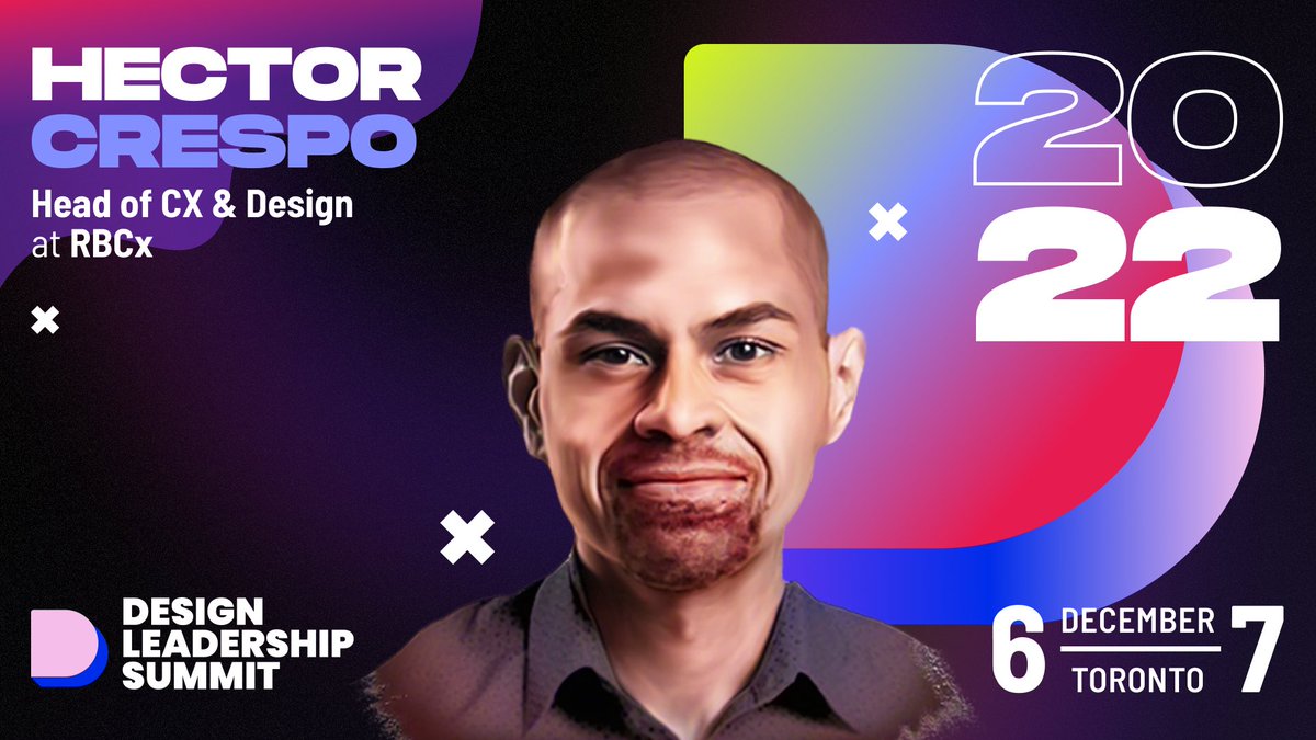 The #DesignLeadershipSummit (<a href="/WeAreDesignX/">DesignX Community</a>) is this week! Hector Crespo, our Head of Design &amp; CX, is on a panel tomorrow, talking about the State of Design Leadership. RBCx is a proud sponsor, helping folks from marginalized communities attend for free.

designleadership.io