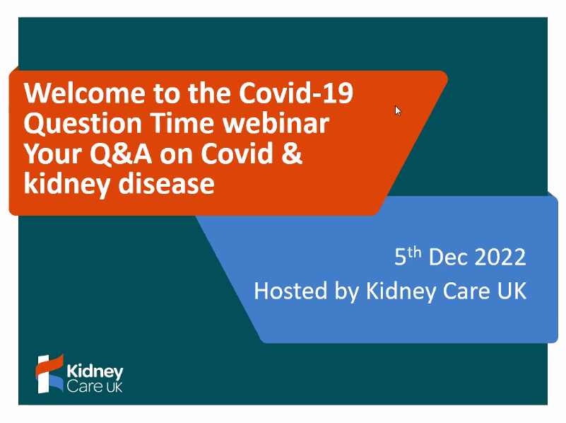 kidneycareuk's tweet photo. Thank you to the hundreds of people who have registered for the latest in our series of #CovidQuestionTime webinars. We are joined by @mkwillicombe @Roxytonin @claremorlidge @FionaCLoud If you're unable to make the session, we'll post a report and recording on our website soon https://t.co/kU3pStAAG9