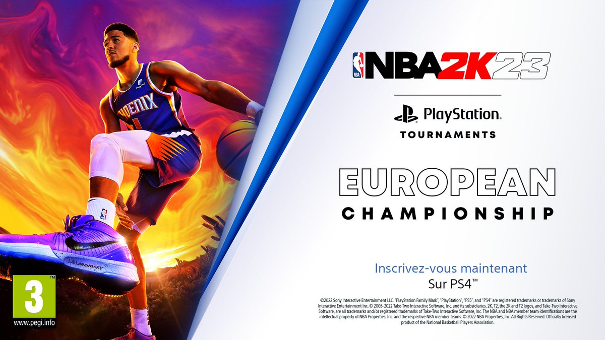 Retour sur le parquet pour les NBA 2K23 European Championship et tentez de remporter des crédits, cash prize et un ticket pour le NBA Paris Game 2023 !

Inscriptions ici : bit.ly/3Fv1s8J
Qualifier #1 : 07/12
Qualifier #2 : 10/12
Qualifier #3 : 14/12
Qualifier #4 : 17/12