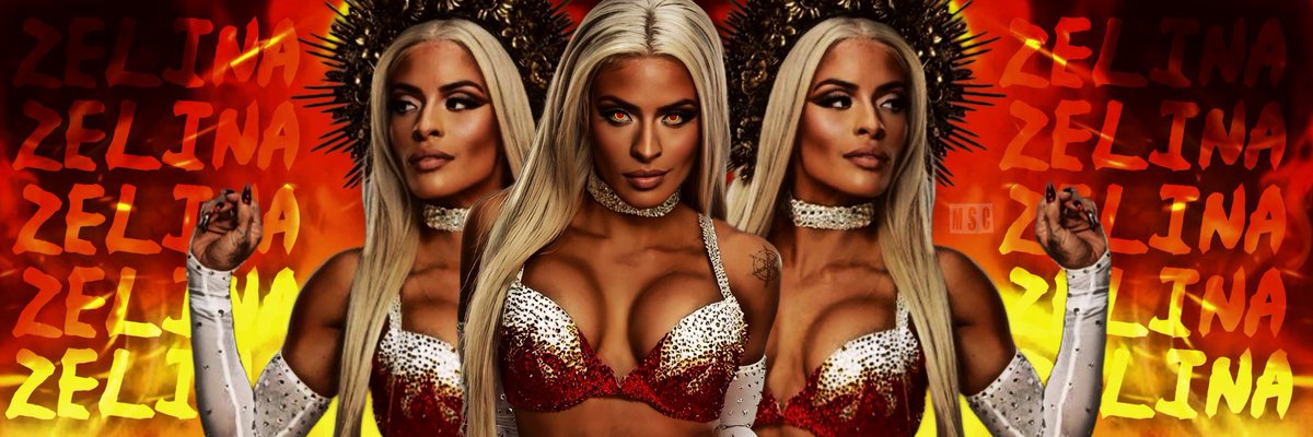 The Queen 💥
<a href="/ZelinaVegaWWE/">ZV</a> Free to use banner
#WWE 
#ZelinaVega