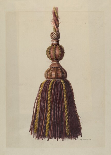 Curtain Tassel, 1938 | J. Howard Iams
