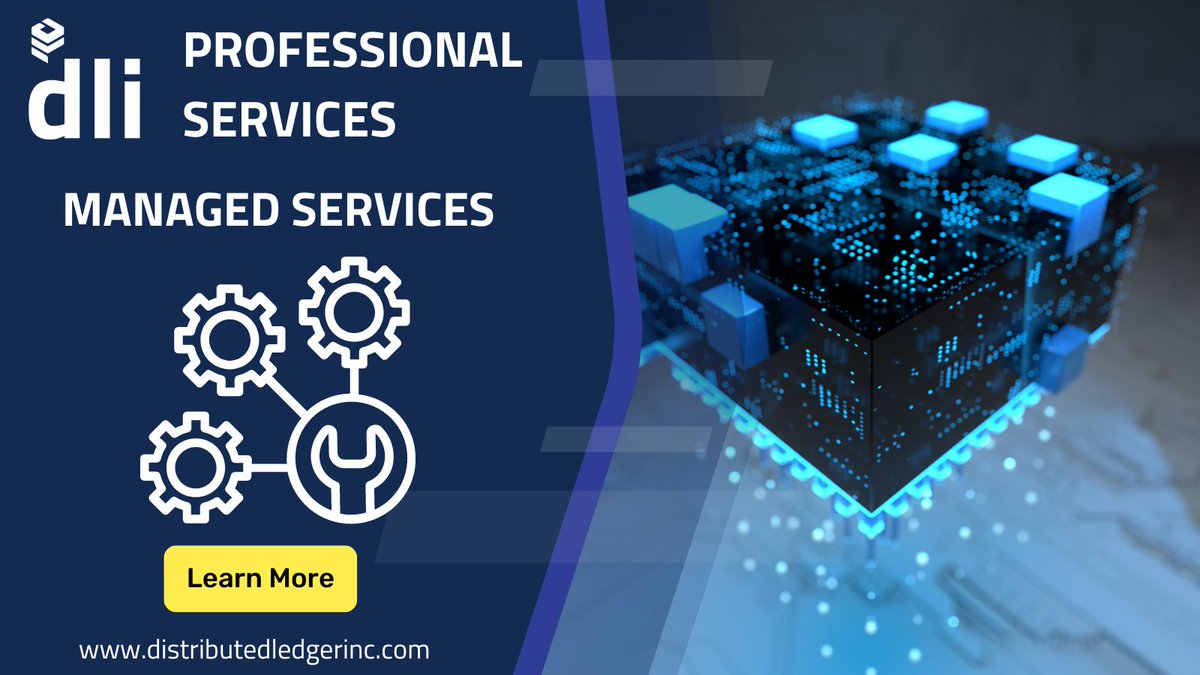 Managed Services

Our Infrastructure as a Service provides your project with industry standard reliability and scalability. This ensures that your blockchain project is managed as efficiently and securely as possible. 

distributedledgerinc.com/enterprise-blo…

#DLI #ProfessionalService #PaaS
