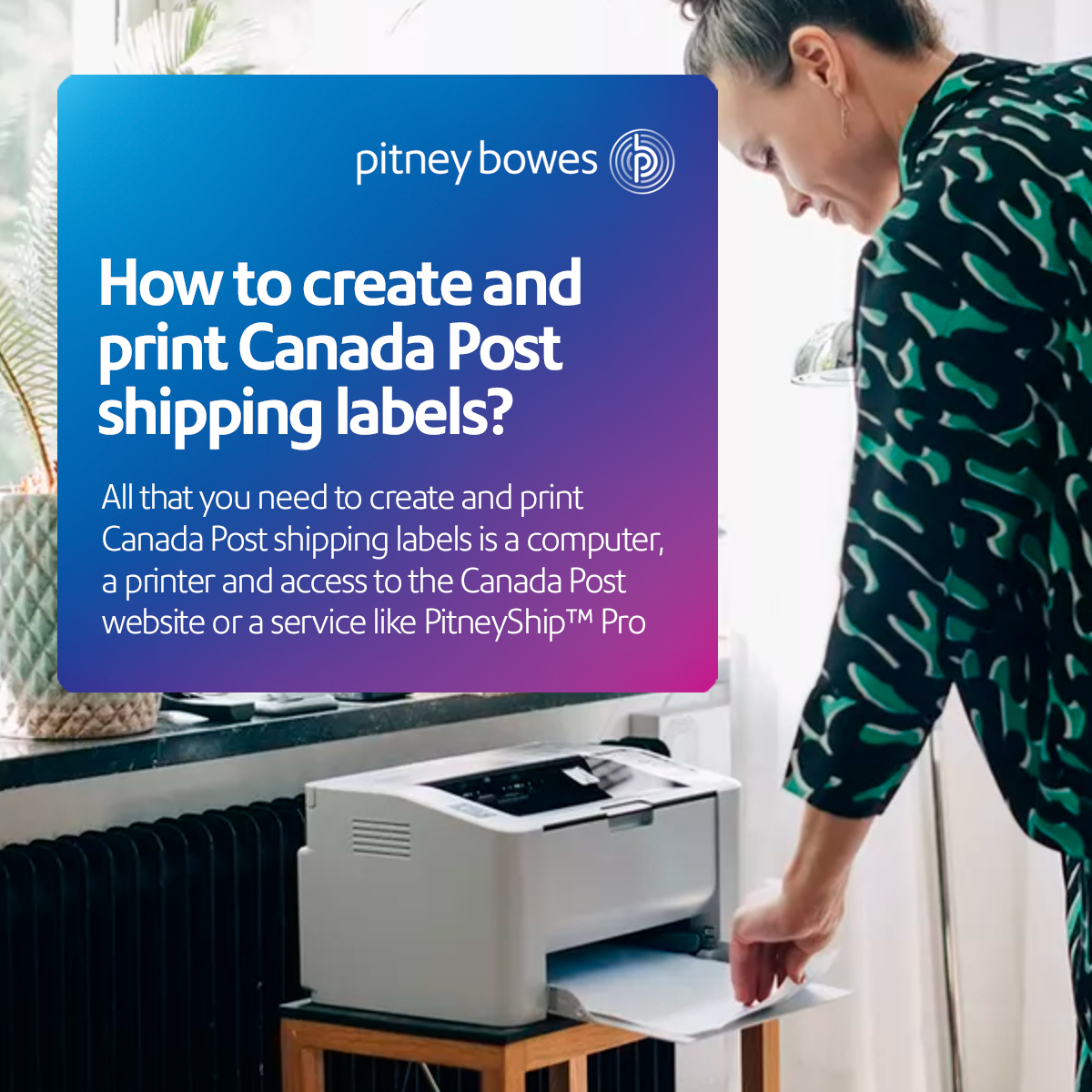 PitneyBowes's tweet photo. Discover how to create and print Canada Post shipping labels to ship your packages or even request package pickups and save money. 
https://t.co/f2IWSx2bao

#canadapost #shippinglabels #prepaidlabels https://t.co/SsMjnaK0tq