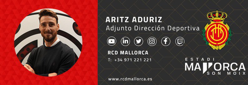 RCD_Mallorca's tweet photo. Poniendo a punto las firmas para el mail con el nuevo nombre 𝐄𝐬𝐭𝐚𝐝𝐢 𝐌𝐚𝐥𝐥𝐨𝐫𝐜𝐚 𝐒𝐨𝐧 𝐌𝐨𝐢𝐱 📩 https://t.co/AcEBeetiP8