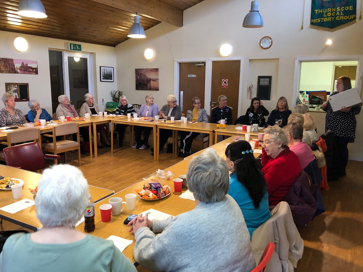 LieutenancySY's tweet photo. Delighted to present the @QueensAwardVS to @_bfriend at their Thurnscoe Social Club today.
A fantastic organisation connecting older people and providing 1:1 befriending to prevent social isolation.
Congratulations and thank you everyone who made me so welcome
South #Yorkshire https://t.co/xVu12acIbj