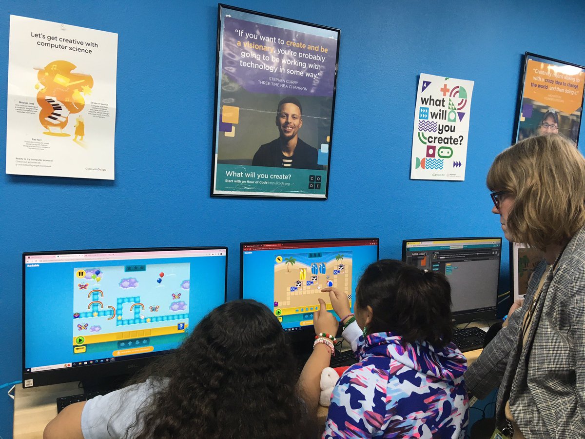 javierfaguilar's tweet photo. In our 1st day of @CSEdWeek we have our principal - Mrs. Moak @efwmaschool learning w students what is new #HourOfCode @codeorg #CelebratingProgress
#CSHeroes
#CSFirst @GoogleForEdu #CodeWithGoogle #teamwork #equity #diversity #confidence #code #CSforGood #creativity #CSforALL https://t.co/7kB2qZd26Z