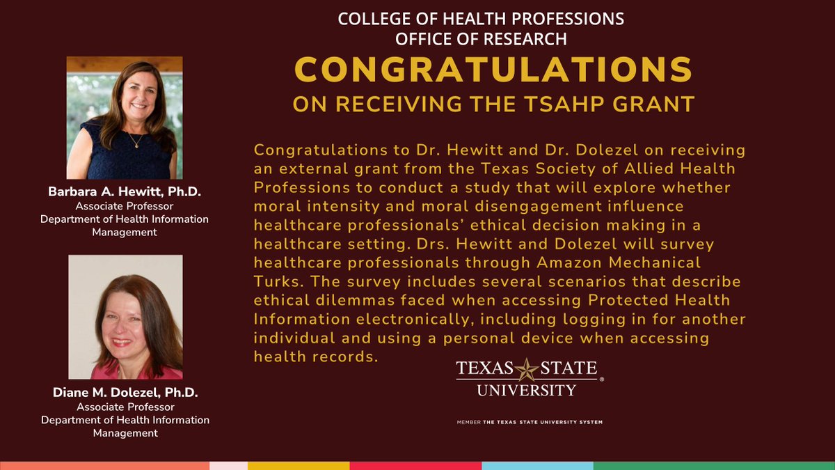 TXST CHP Office of Research tweet media
