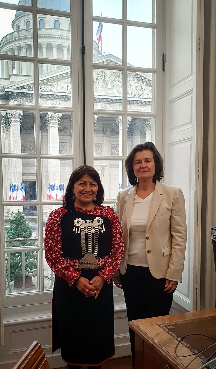 SorbonneParis1's tweet photo. 💡Aujourd'hui, @neauleduc , présidente de #Paris1PanthéonSorbonne, a rencontré @ElisaLoncon, 1re présidente de l’assemblée constituante chilienne pour une discussion académique dans le cadre de COINCIDE. 

Plus d'infos sur ce programme ➡️ https://t.co/Ujd88B7OGF https://t.co/Oodmi6lFrl