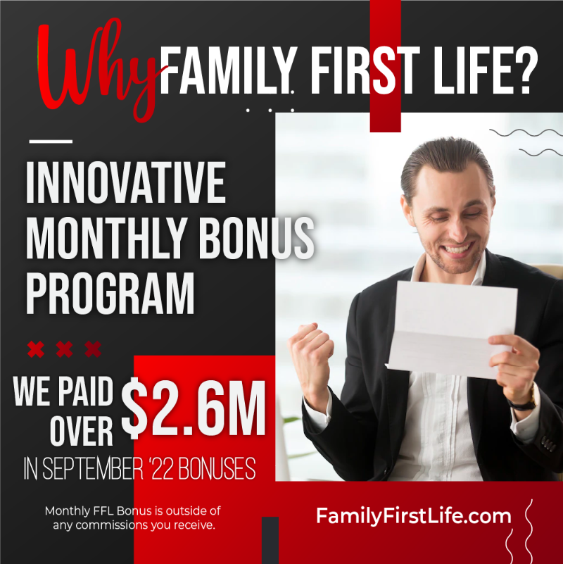 FamilyFirstLife's tweet photo. Why Family First Life? Here is why!