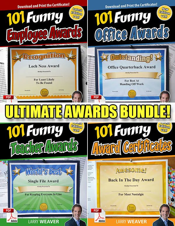 humorous employee awards