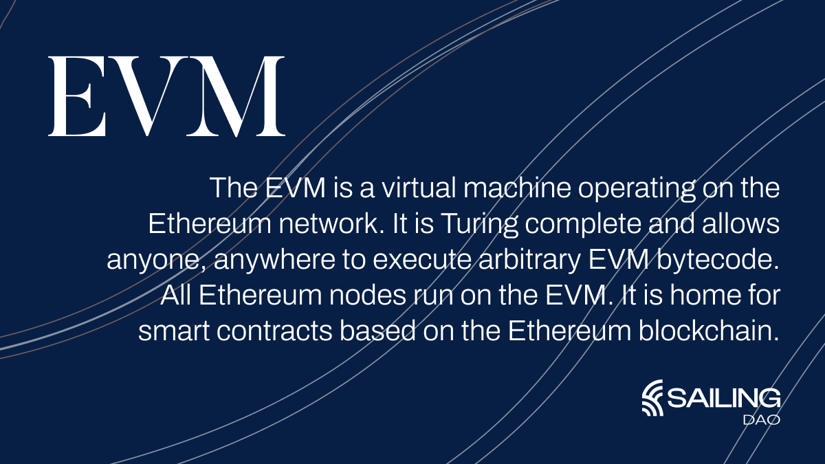 SailingDAO's tweet image. The #EthereumVirtualMachine is so powerful ⌨ 🤓

#EVM #Ethereum #web3 #web3education