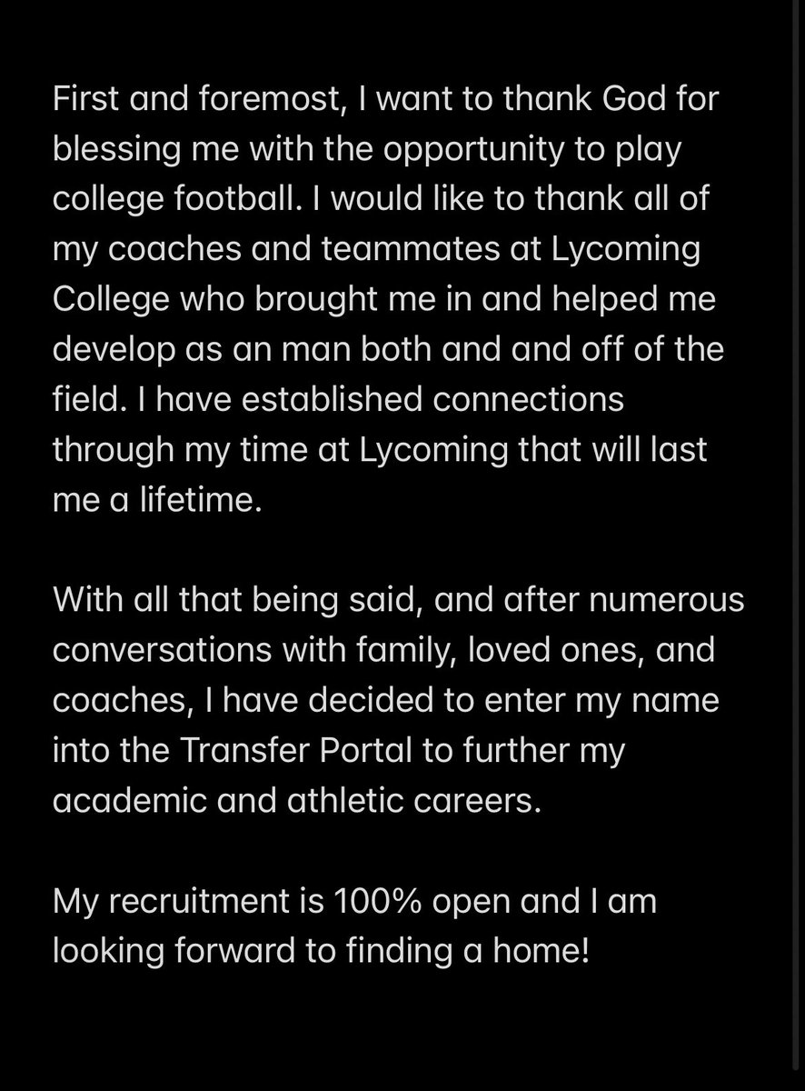 freekxngdallas's tweet photo. I am officially in the transfer portal in search of a new home! My recruitment is 100% open. https://t.co/2e0NUSKVZB