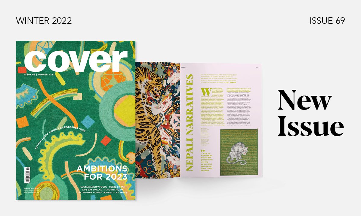 COVER 69 | WINTER 2022 is out now! The digital edition can be accessed online from today and the paper edition will be out next week.

Visit shop.hali.com/issue/COVER069… to read the online issue or subscribe to COVER.

#COVERmagazine