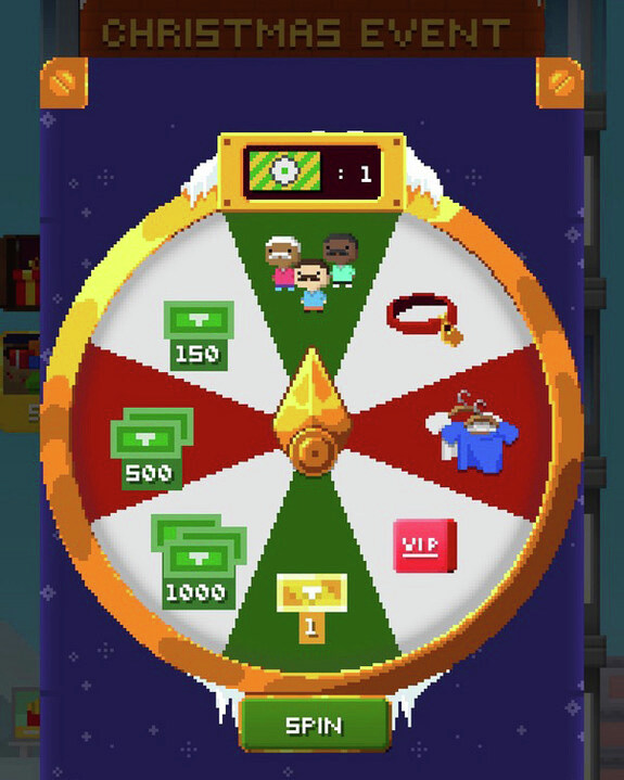 thetinytower's tweet image. Xmas Lucky Wheel is live! 🎉 

Every spin will not only give you prizes, but also move the event progress bar to unlock even more rewards! ✨ 

(Tiny Tip: open gifts on your floor to get a free ticket). 🎁

#TinyTower #NimbleBit #luckywheel #spinmearound