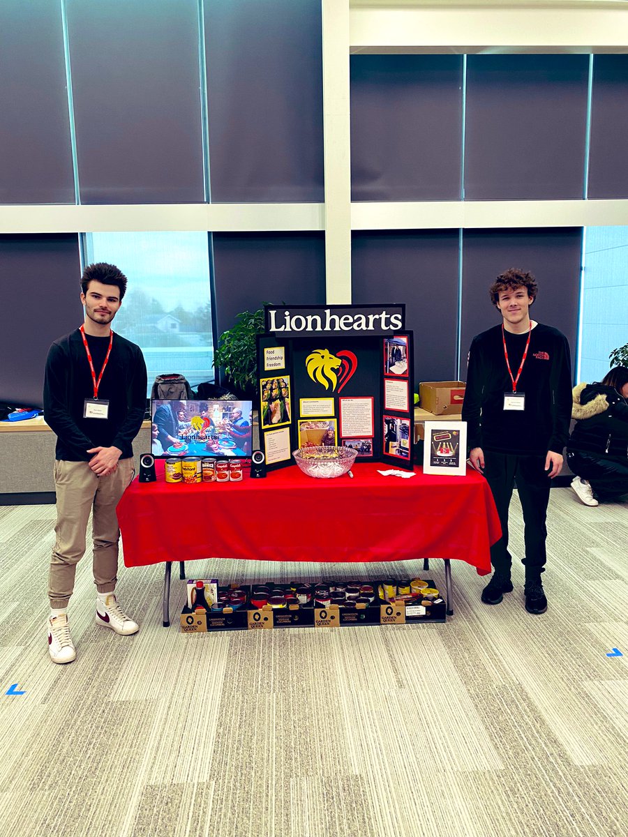 gvollebregt's tweet photo. Enjoyed chatting with our @imcslc students at their annual @whatsinsideslc trade show which they plan and execute for local charities. This yearโs charities include @KHSKingston @MMGLK @Lionhearts_inc @csvBelleville - So proud of our amazing students! #amcfam https://t.co/JUhqRrEGdu