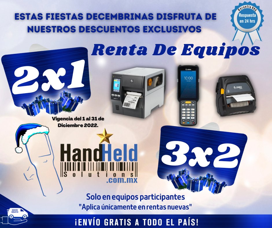HandHSolutions's tweet image. A unas semanas de concluir este 2022, ¿Cuenta con los equipos adecuados para optimizar su operación? 
¡Finalice el año con los equipos adecuados!
Tel: (+52) 55 51 15 60 43
Correo: contacto@handheldsolutions.com.mx
Página web: handheldsolutions.com.mx