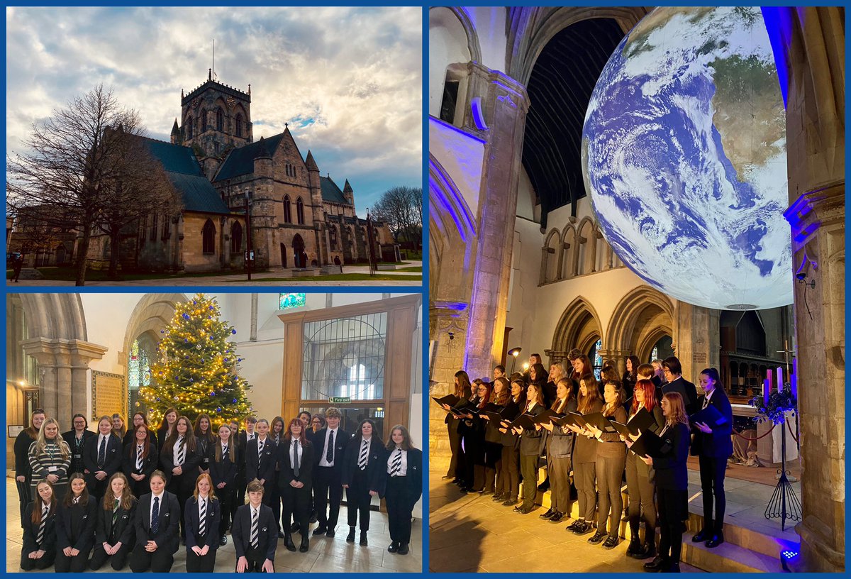 What a wonderful afternoon @GrimsbyMinster with @DRETmusic for our Carol Service @HavelockAcademy Well done to everyone involved #TeamHavelock #TeamDRET 🎶