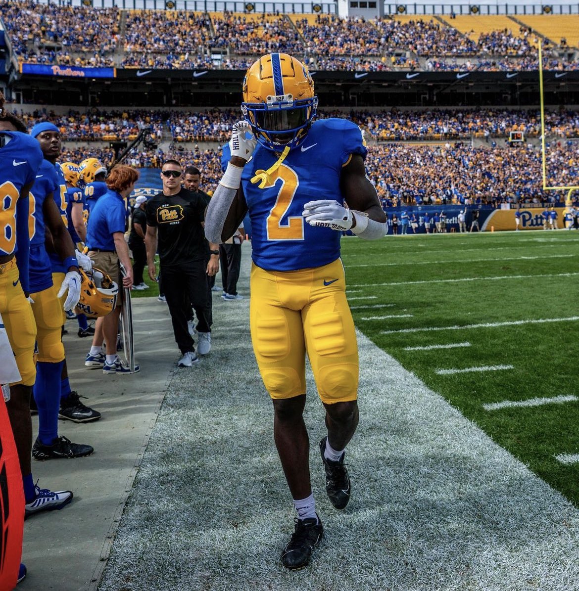 I am extremely blessed to announce that I have received my 4th D1 offer to the University of Pittsburgh🔵🟡!! Thank you <a href="/CoachDuzzPittFB/">Pat Narduzzi</a> <a href="/CoachBorbs/">Dave Borbely</a> #H2P