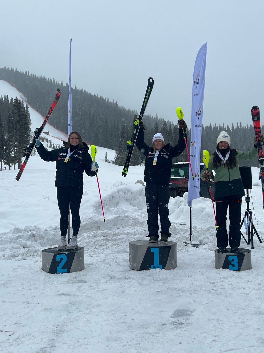 SSCVail's tweet image. Great 4 days of women's NorAm cup racing 4 @SSCVail current &amp;amp; former athletes @ Copper this week. Podium photo recap below w/ below athletes
12/1/22 GS - Kjersti Moritz - 3rd overall
12/2/22 SL - Allie Resnick - 1st Overall
12/3/22 SL - Liv Moritz - Junior Podium- 2nd 5th Overall