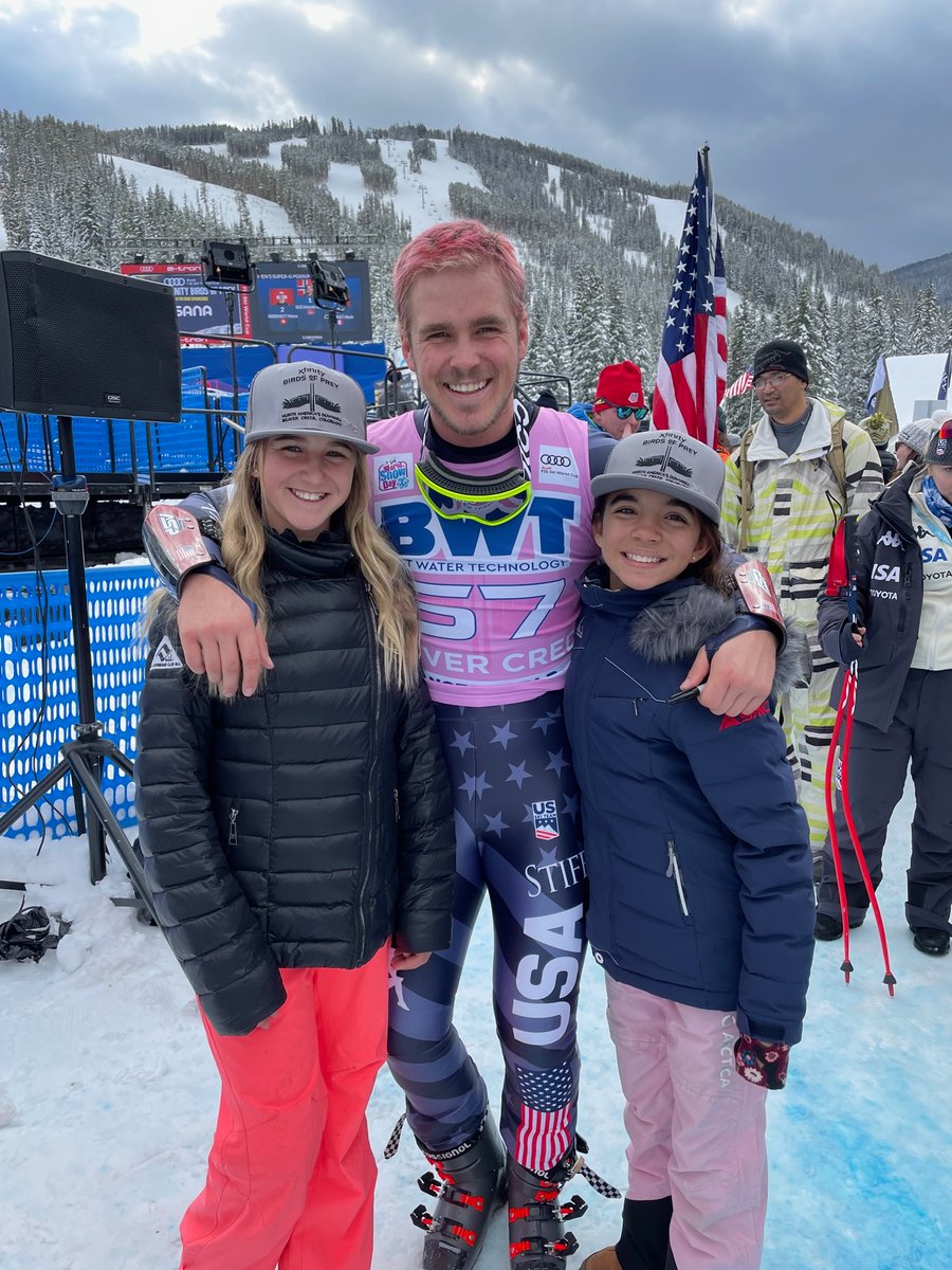 SSCVail's tweet image. Congratulations to former @sscvail athlete @riverradamus on a 16th place finish at today's Super G World Cup race in Beaver Creek!  River inspiring the next generation of Ski &amp;amp; Snowboard Club Vail ski racers post-race!