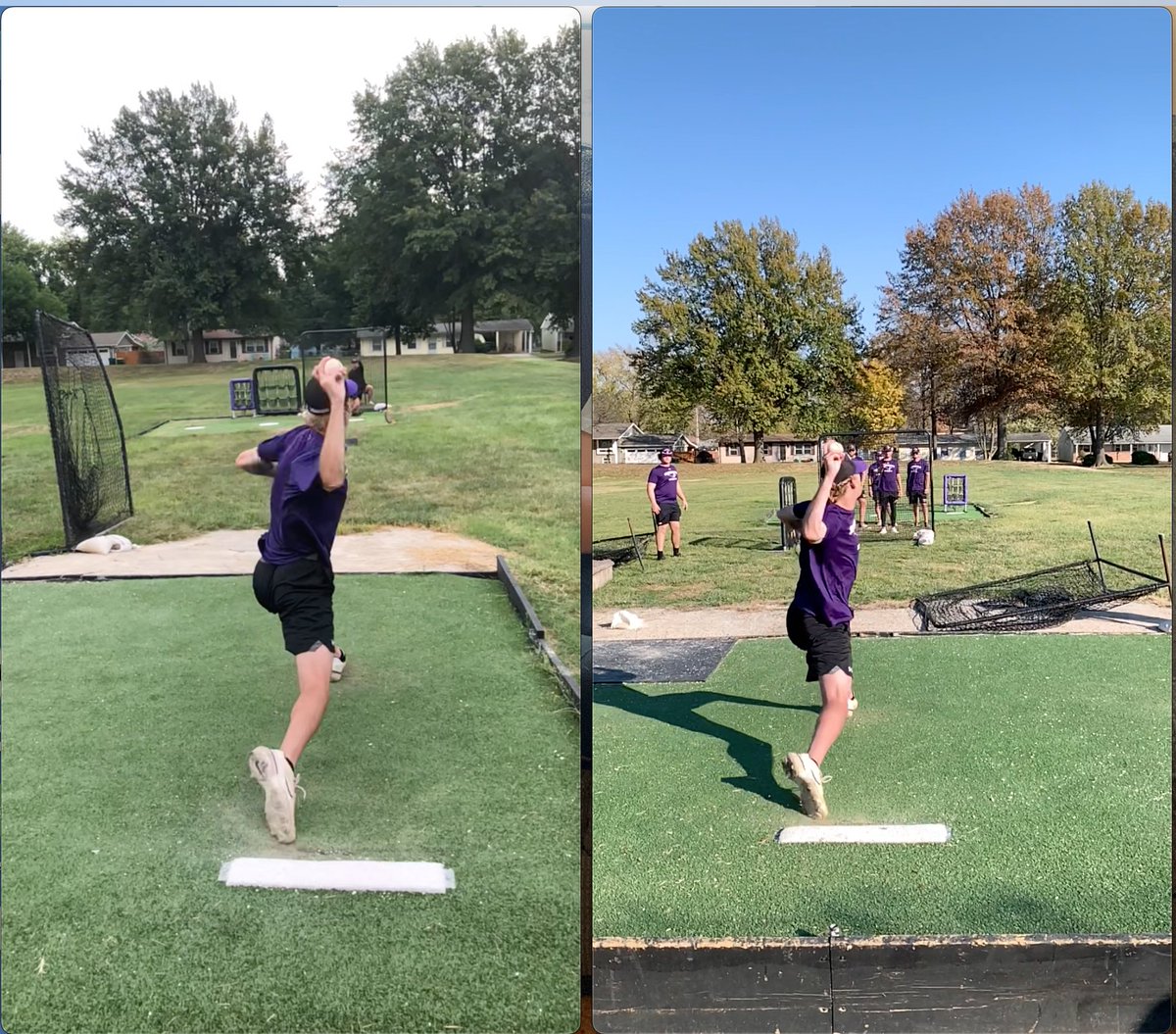mooseNOantlers's tweet photo. (6/7) Biggest stress test of our development plan came in our Mound Velo days at the end of the fall. It looks like we are in a better position! Most importantly the radar gun agreed. His top end velo jumped 2 mph and avg velo was up 4 mph from the assessment pen! https://t.co/cGXYkFaKhG