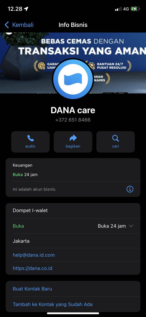 ratuosak's tweet photo. @danawallet nih grgr komplain d tweet ada yg pura2 jd customer care @danawallet ! HATI2 ketipuuuu 🙄 https://t.co/Sjyo6ZFjic