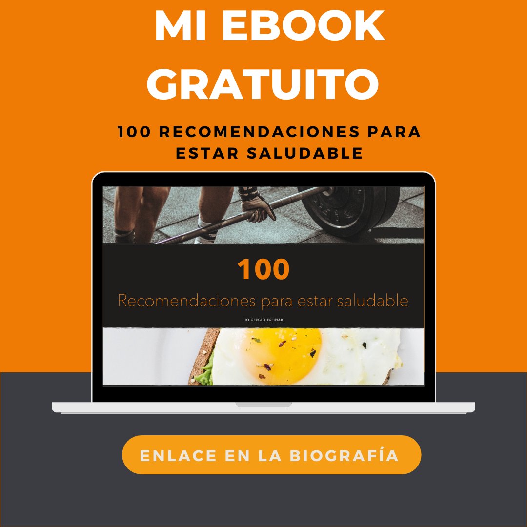 Ayer anuncié mi ebook gratuito sobre 100 consejos para estar saludable. 

Para descargarlo, solo hay que hacer click aquí subscribepage.io/newsletterserg…

¡Espero que os sea de ayuda!