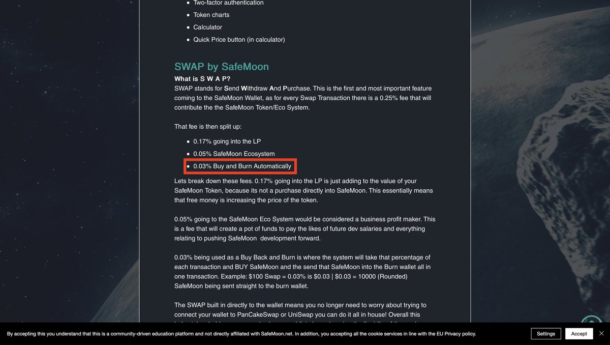 I think lots of people are seeing staking and, maybe, missing the context... as I almost did. 

He is suggesting that these two pieces get changed and replaced with #StakingRewards instead of burning #SafeMoon. 

IMHO...
1/2