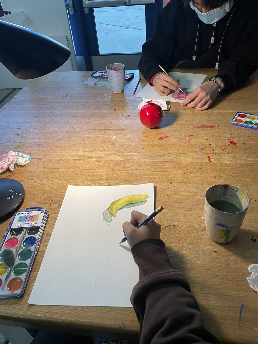 MaertensSydney's tweet photo. First day of watercolor was a success!🎨🙌🏼 https://t.co/19bYKfnF2n