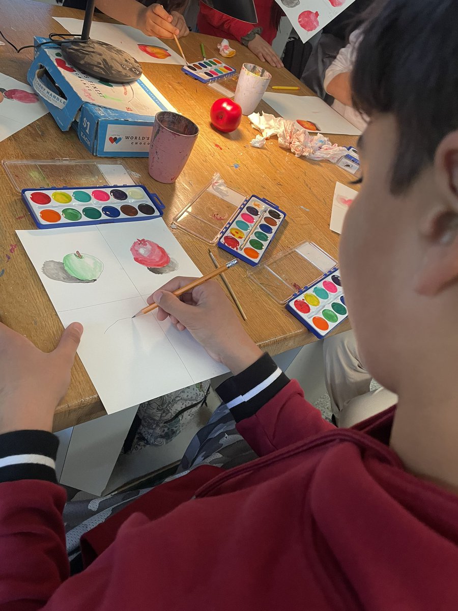 First day of watercolor was a success!🎨🙌🏼