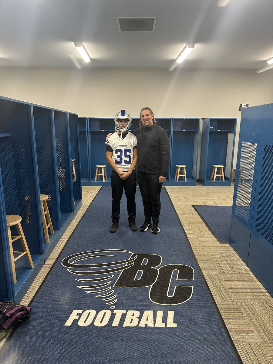 Simeon__Reid's tweet photo. After a great visit and talks with @CoachKhayat @Elin6162 @JoshRomero52 @CoachS_Nelson, I’m blessed to receive my second college 🅾️ffer to Brevard College!! @Freedomfball https://t.co/g6MNoobLmQ