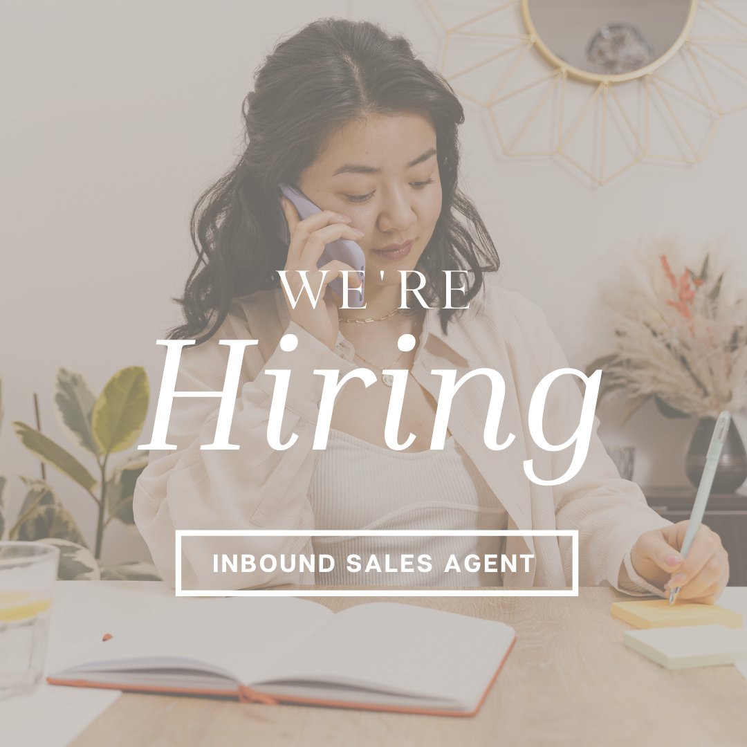 KlugRealtyGroup's tweet photo. We are hiring ✨

This job is for you if you're exceptional at talking on the phone, have a passion for sales, and love working with people.

Contact us for the full job description!
Careers@klugrealtygroup.com

#hiring #salesagent https://t.co/xXfKYAUz58