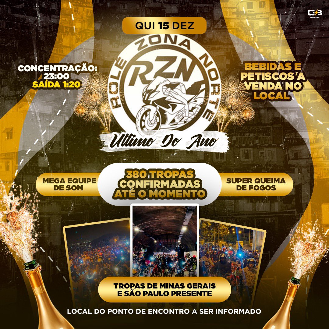 EXPLOSÃO ÚLTIMO ROLEZN DO ANO 🌃🌌🚀
ESSE NINGUÉM PODE PERDE IRÁ ENTRAR PRA HISTÓRIA 🚝🫶🏼
QUE DEUS ABENÇOE ÚLTIMO ROLEZN DO ANO DIA 15 DE DEZEMBRO 🙌🏽🙌🏽