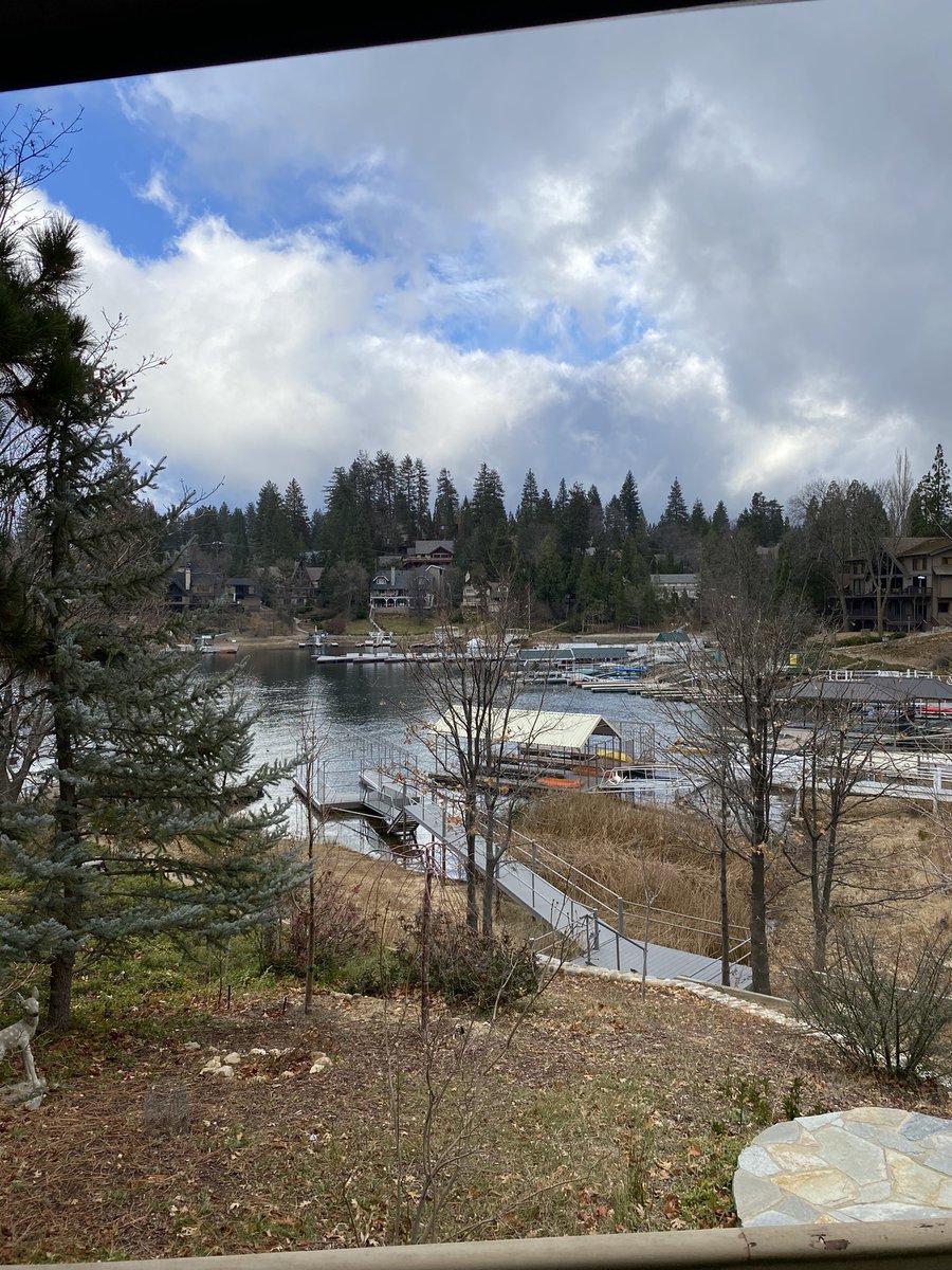 Can't complain a whole bunch about this job. Living up here for the next week or so. 
Lake Arrowhead