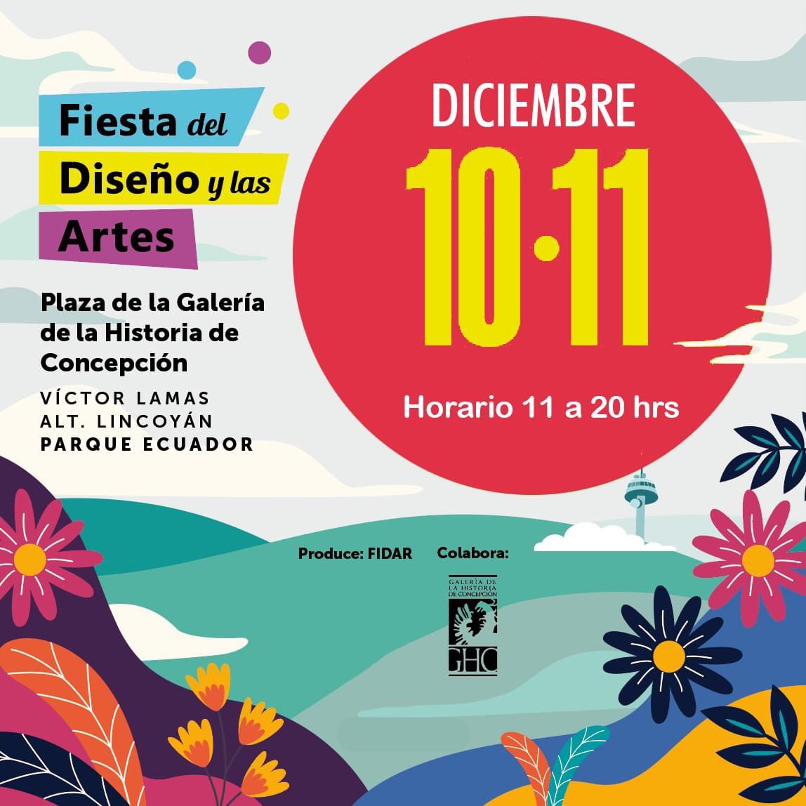 GHConce's tweet photo. FERIA FIDAR VUELVE A #GHC
El próximo sábado 10 y domingo 11 de diciembre vuelve #Fidar a la plaza de la historia.
Feria imperdible que reúne a más de 20 marcas locales.
⏰ 11 a 20 hrs. 
📍Plaza de la Historia #GHC https://t.co/BuCg4MowCX