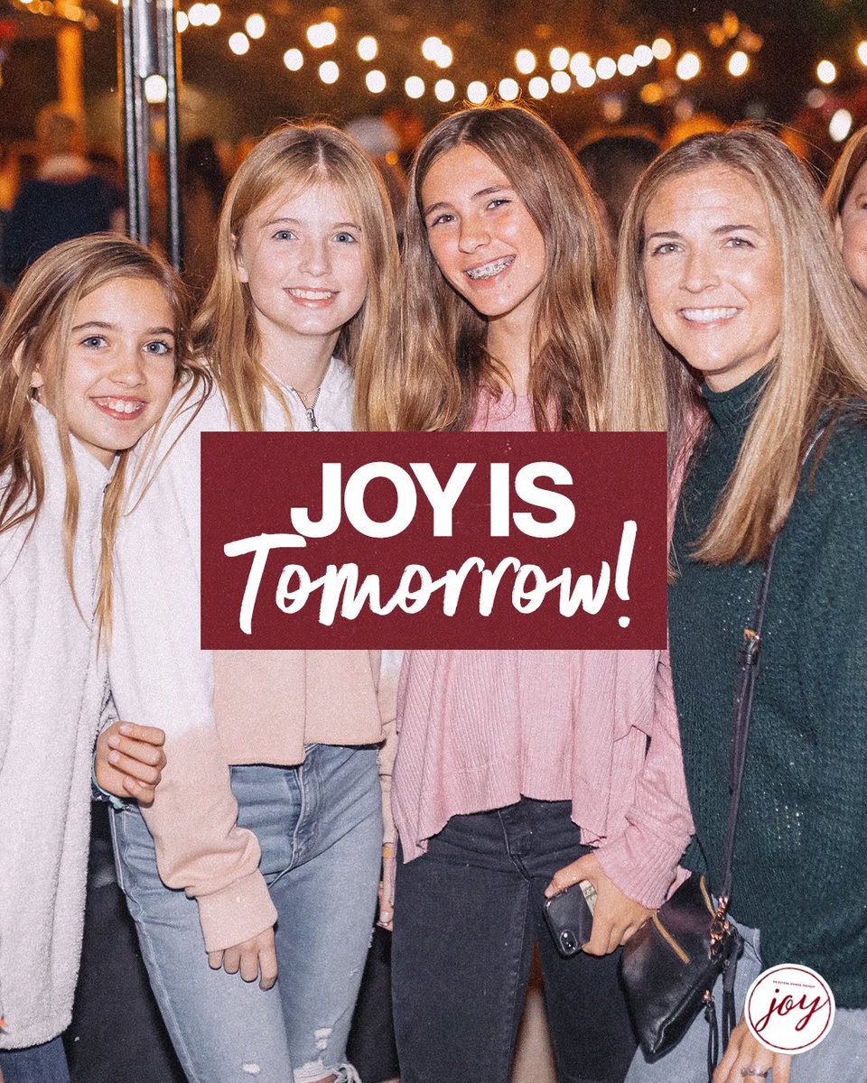 We can't believe Joy is finally here! There are still ways to join us in person at our Haslet and McKinney campuses or online at live.milstonechurch.com.
