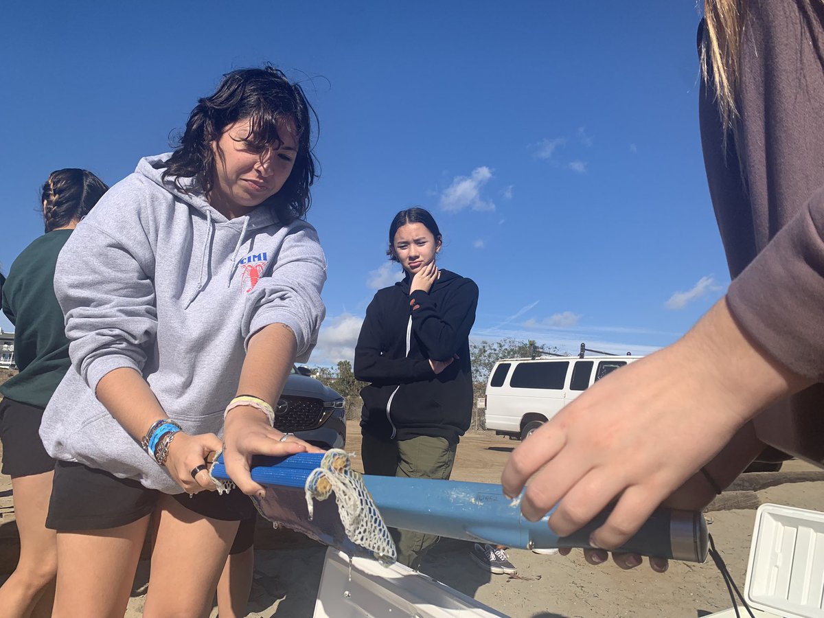 WillJacoway's tweet photo. Releases #whiteSeaBass today that we raised in the classroom #SITC thanks @HubbsResearch @hubbsmikes for the experience. https://t.co/18UpX85y12