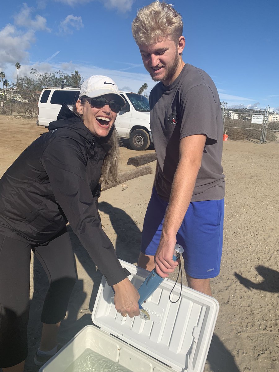 WillJacoway's tweet photo. Releases #whiteSeaBass today that we raised in the classroom #SITC thanks @HubbsResearch @hubbsmikes for the experience. https://t.co/18UpX85y12