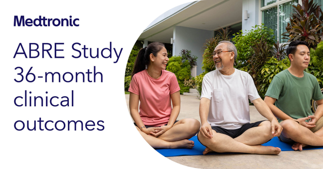 socialmatt's tweet photo. Proud to work for a company that puts patients first and is committed to developing clinical evidence! Check out the ABRE clinical study 36-month outcomes! #MedtronicEmployee https://t.co/kKjfWKrkbc https://t.co/DEkXHNs4zp