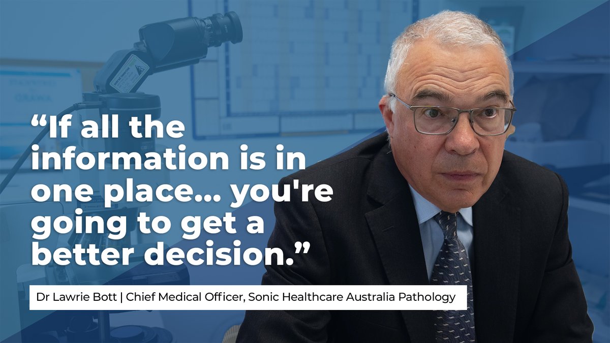 AuDigitalHealth's tweet photo. When it comes to early diagnosis, having access to information as soon as it's available is crucial. As Dr Lawrie Bott notes, "If all the information is there, such as in #MyHealthRecord, you're going to get a better result". See what's in your record: https://t.co/p3qoqc3ZFv https://t.co/uWZ4irEN0a